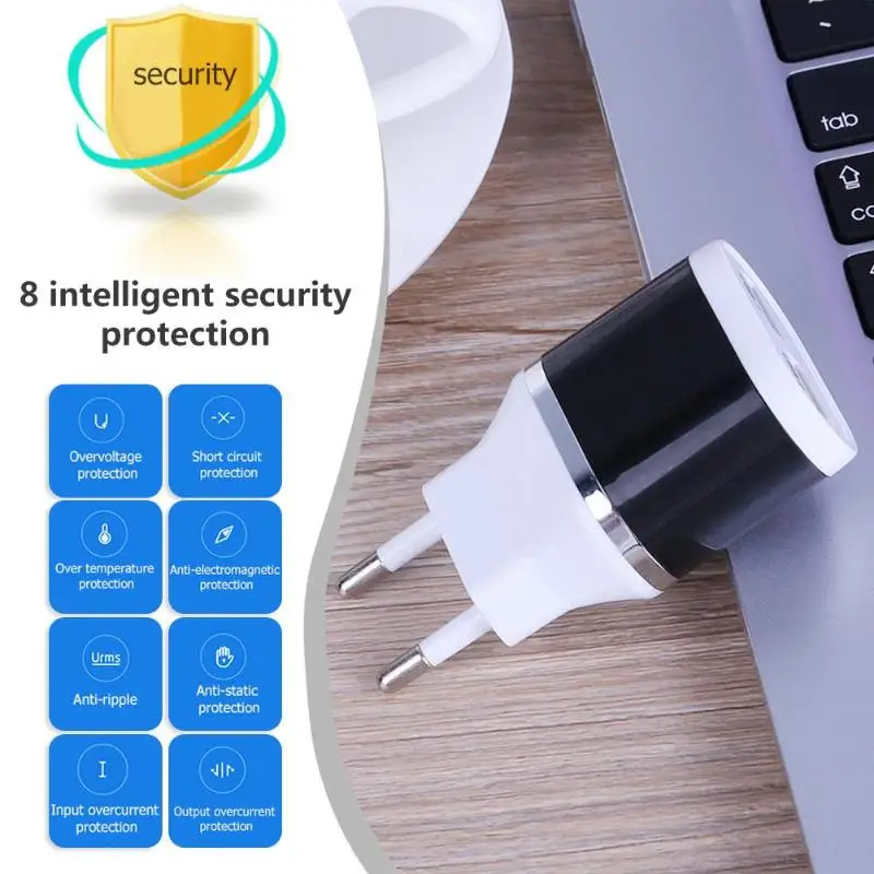 Для Смартфона MP3 Новинка Мини Портативный двойной USB порт зарядное устройство