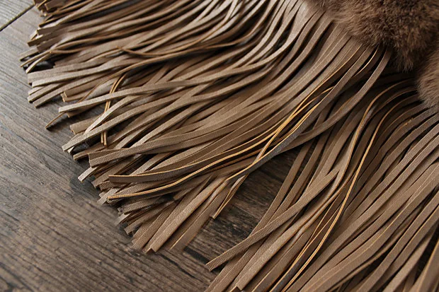 Весенне-зимний детский жилет для девочек модные жилеты с кисточками Новогодние