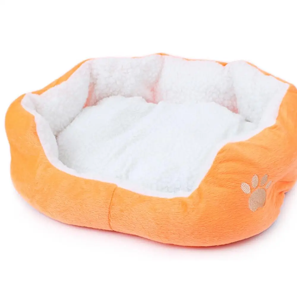 1 PC 50x40/60x50 см мягкий коврик для кошки зимний домик для кошки теплый хлопковый коврик для собак для домашних животных товары для мини щенка кровать для собаки мягкая удобная - Цвет: 1 PC