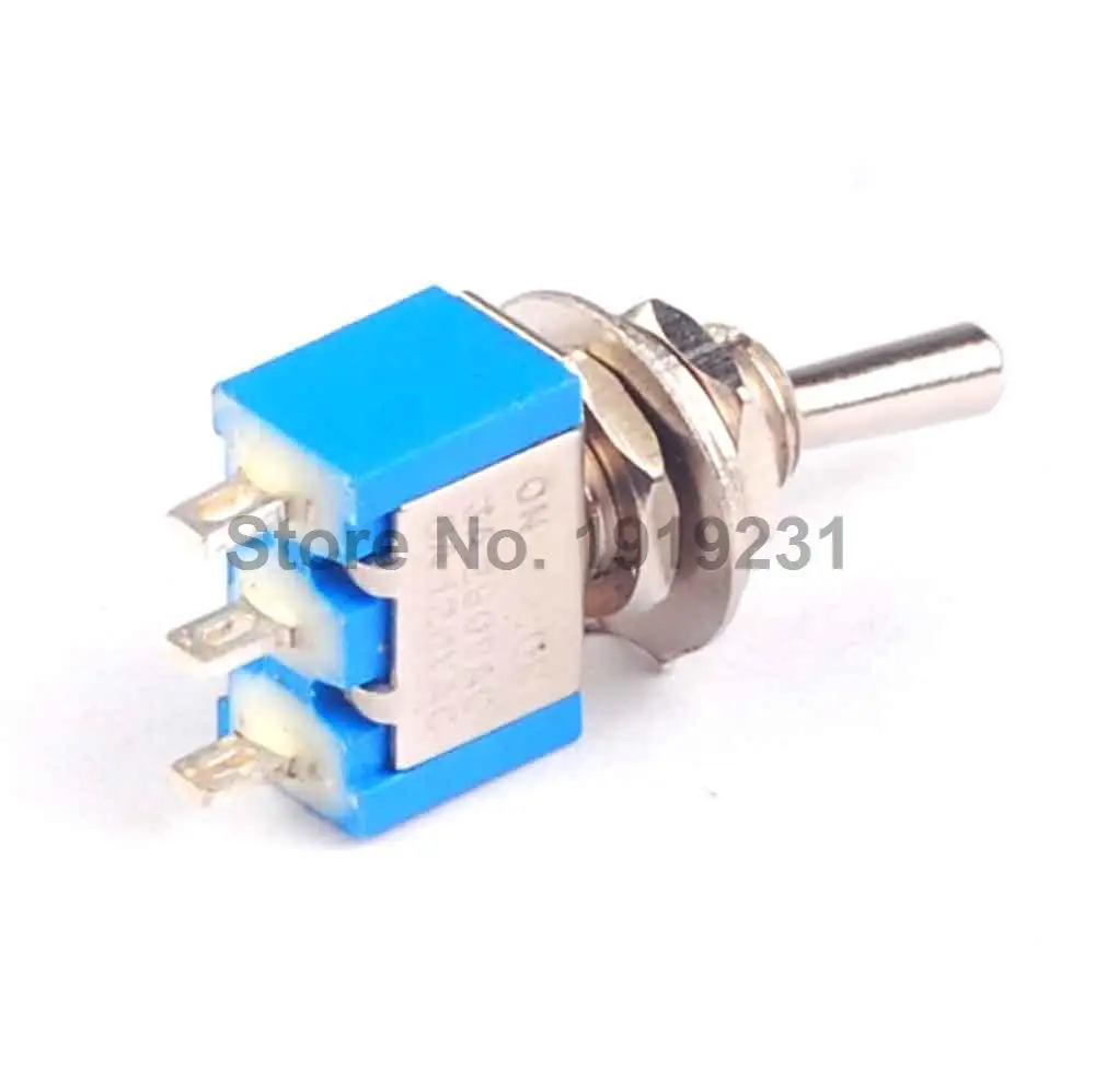1 шт. синий SPDT 3 Pin ON Мини тумблер AC 6A/125V|switch ac|switch switchswitch |