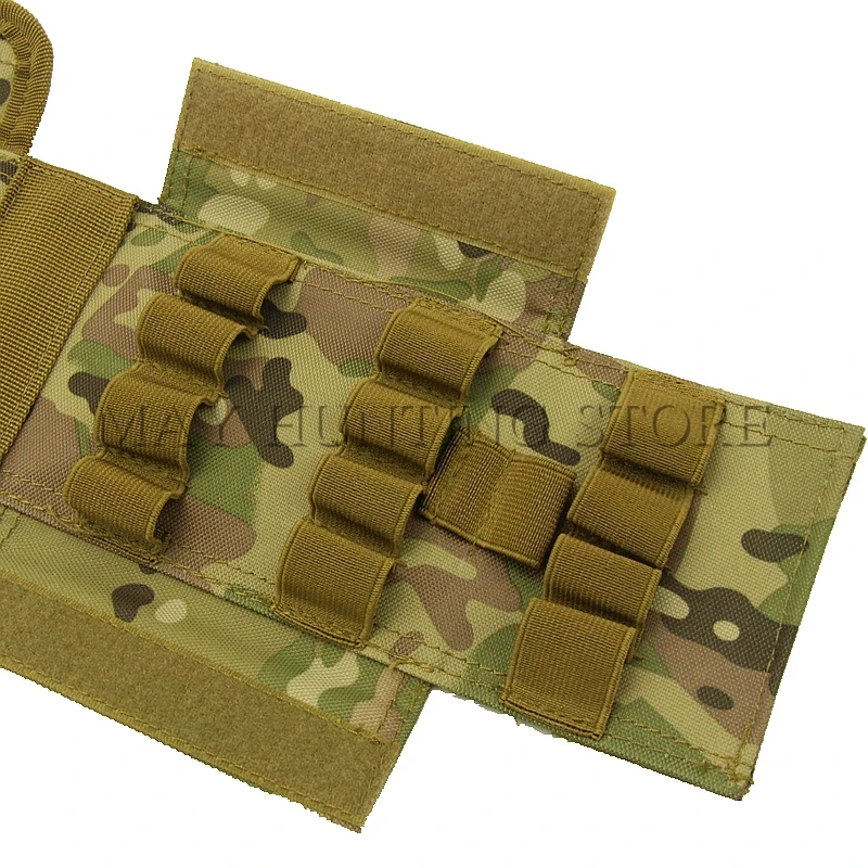 Multicam охотничий страйкбол Molle тактический военный 25 круглый 12 GA Калибр для перезарядки ружья подсумок сумка Mag сумка сумки для инструментов