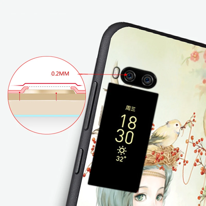 Чехол для Meizu pro 7 Capa Funda чехол pro7 TPU силиконовый милый |