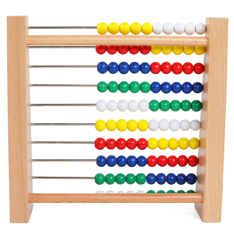 Деревянные детские математические игрушки Abacus математическая рама Игрушки для