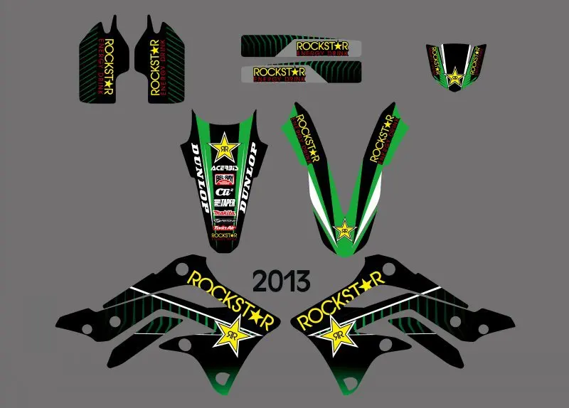 NICECN 0361 графические деколи и фоны наборы наклеек для Kawasaki KX450F KXF450 2013 KXF 450 KX 450F |