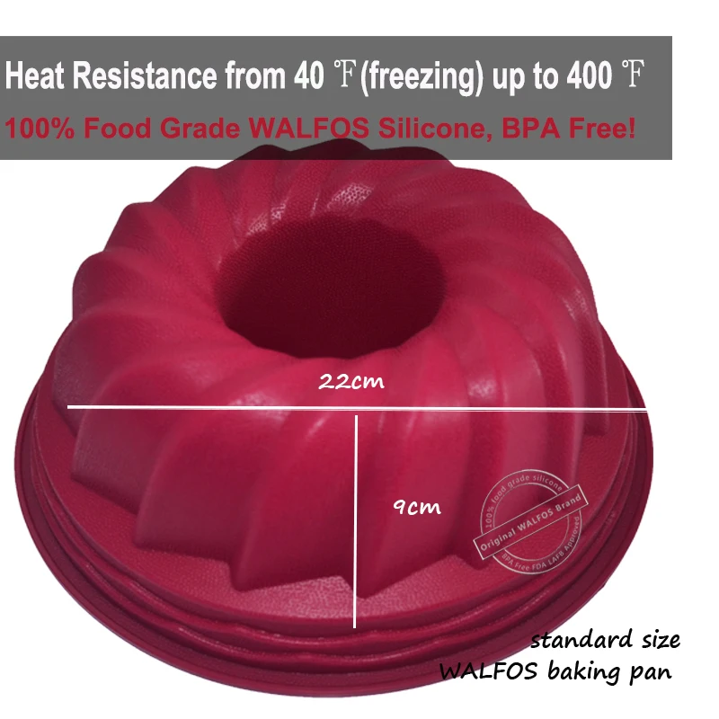 1 шт. в комплекте кольцо силиконовая форма для выпечки торта сковорода хлеб