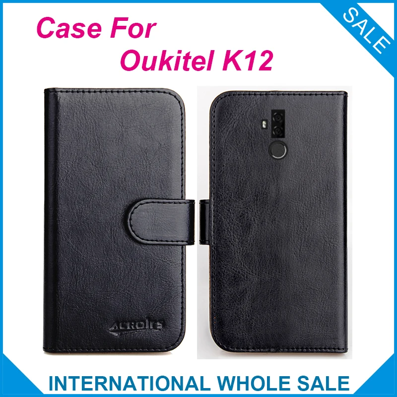 Оригинал! Чехол Oukitel K12 6 цветов высококачественный кожаный эксклюзивный чехол