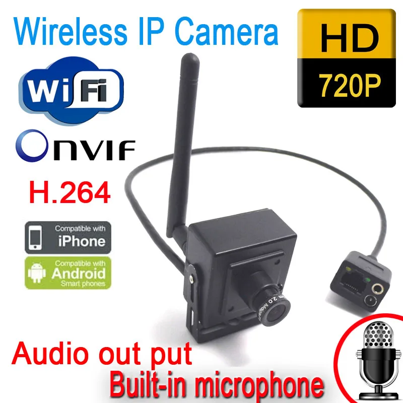 Cctv мини ip-камера wifi система видеонаблюдения беспроводная домашняя система безопасности 720P Поддержка onvif аудио внутренняя P2P маленькая камера видео веб-камера