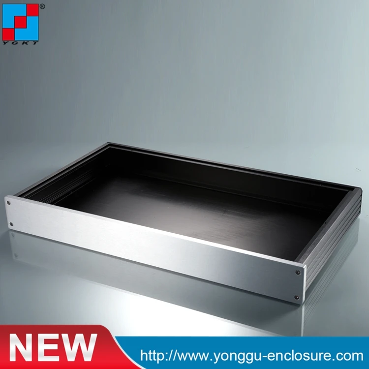 Черный компактный корпус 1U для усилителя звуковой мощности 19 дюймов стойка