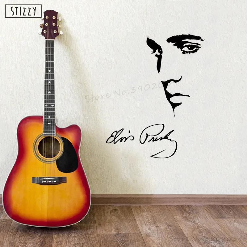 Настенная Наклейка stizzy Elvis Presley настенные Стикеры знаменитый плакат суперзвезды