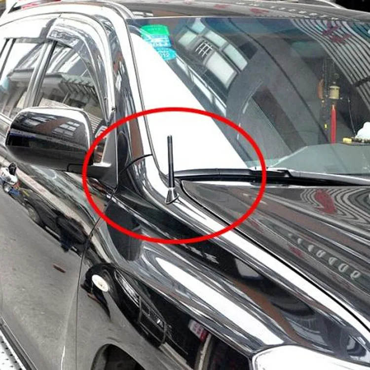 Автомобильная антенна Alijunda FM AM радио из углеродного волокна короткая