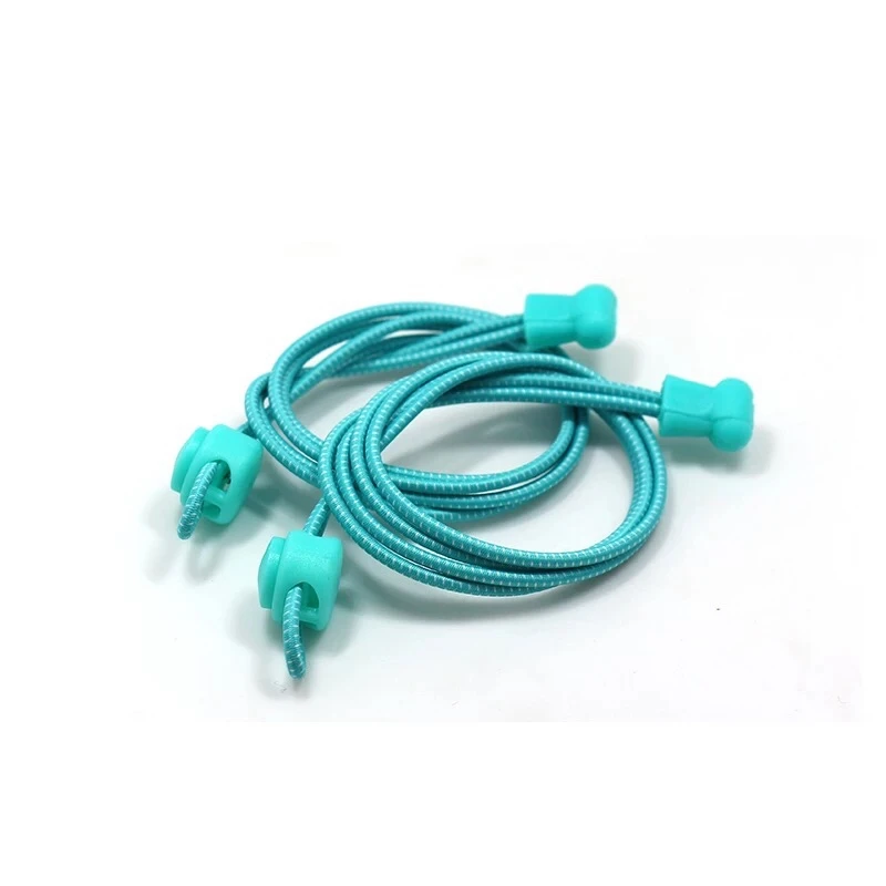 Light blue 1 пара ленивых шнурков шнурки для кроссовок эластичные обувные Ботинки со шнурками аксессуары шнурки для бега/триатлона - Цвет: Light blue