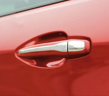 Стикер из нержавеющей стали для автомобильных дверей цветная наклейка с ручкой