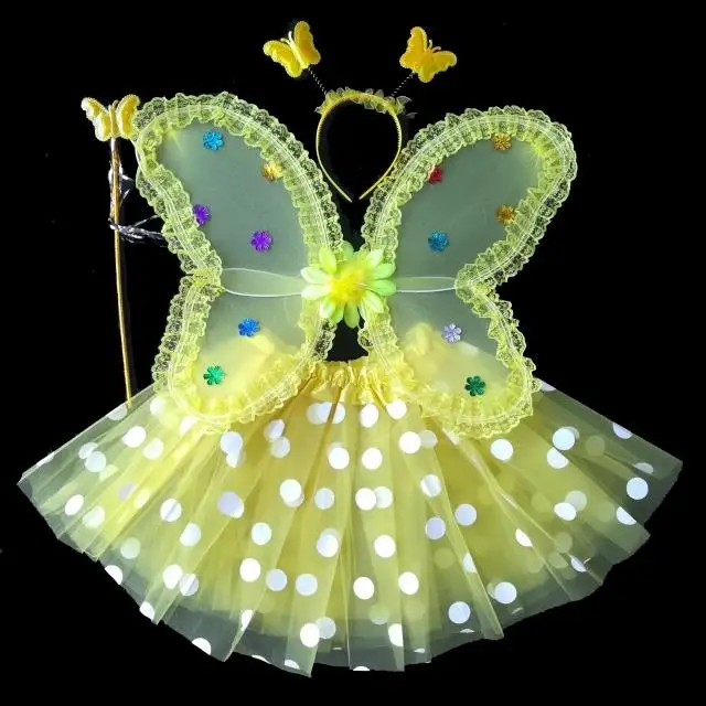

Halloween children's performance clothing butterfly wings child dance performance clothing animal props without gold wings