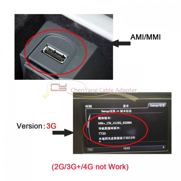 CY медиа в AMI MDI USB-C USB 3,1 type C зарядный кабель-адаптер для автомобиля VW AUDI A4 A6 Q5 Q7 и для нового ноутбука и Chromebook