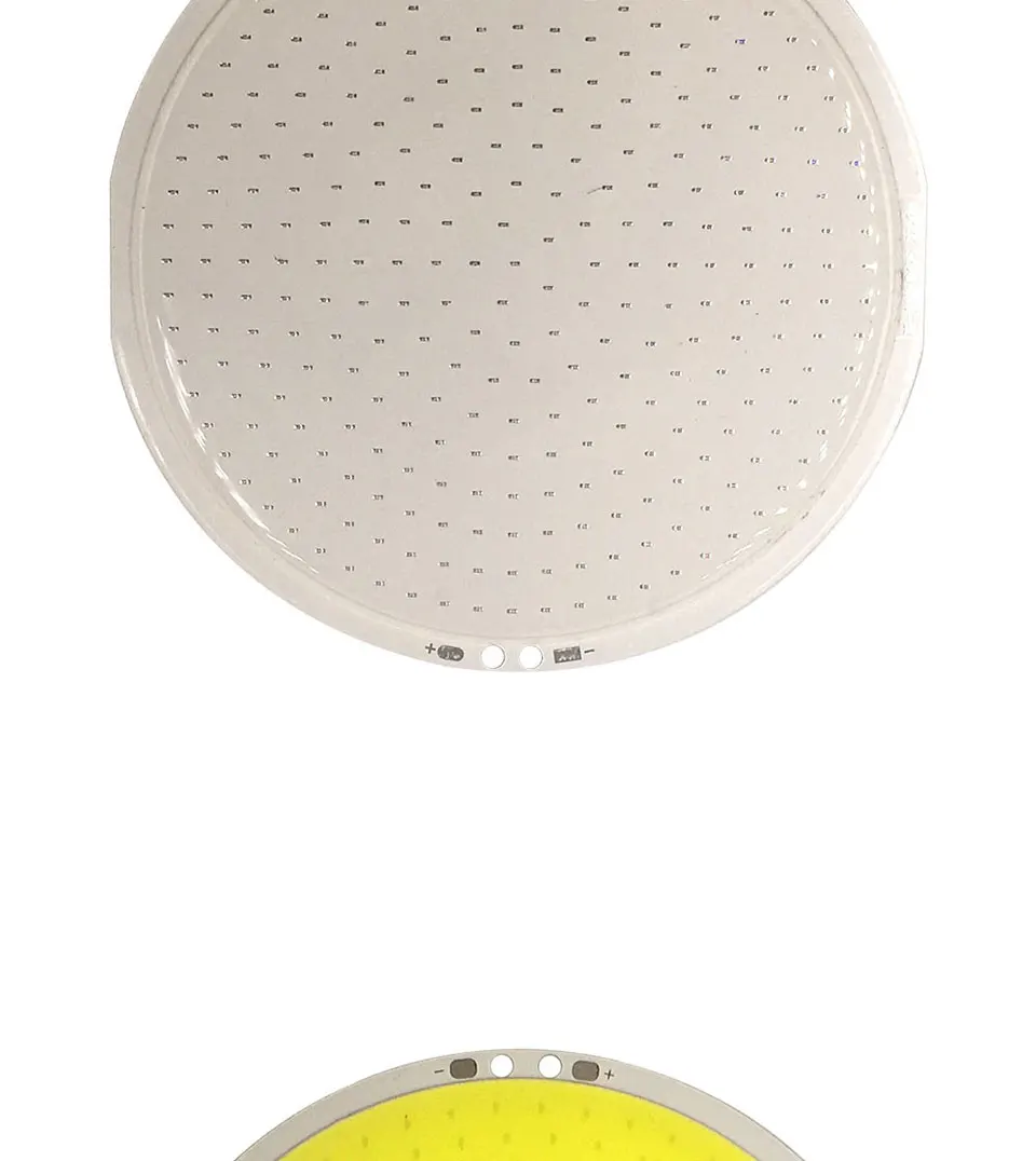 DC12V затемнения круглый COB светодиодный светильник Панель светильники 12V 50W Светодиодный лампа с диммером Синий Теплый Холодный белый Цвет Алюминий плата COB 108 мм