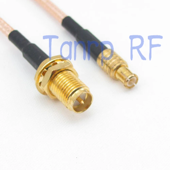 50CM Pigtail coaxial jumper cable RG316 extension cord 20in RP SMA female jack to MCX male plug RF adapter connector |