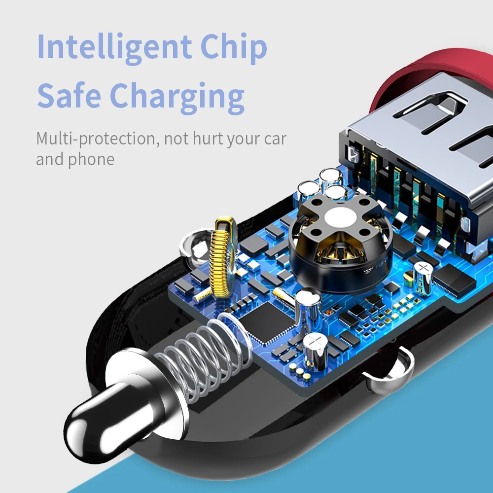 Essager Quick Charge 4,0 3,0 USB Автомобильное зарядное устройство для samsung iPhone Xiaomi huawei QC 4,0 3,0 PD Быстрая зарядка зарядное устройство для мобильного телефона