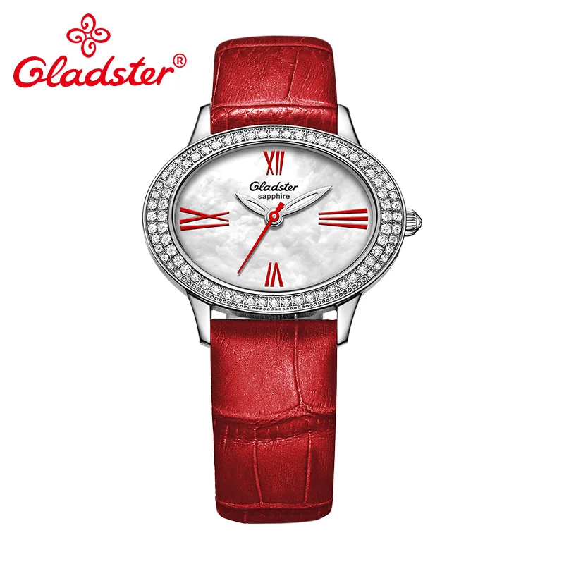 Gladster японские MIYOTA GL30 часы с циферблатом в виде ракушки уникальные женские