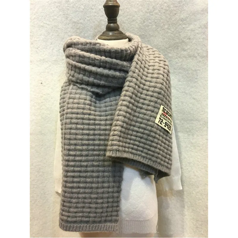 Новый Для женщин ткачество узор шарф плед Обёрточная бумага акрил шерсть вязаные