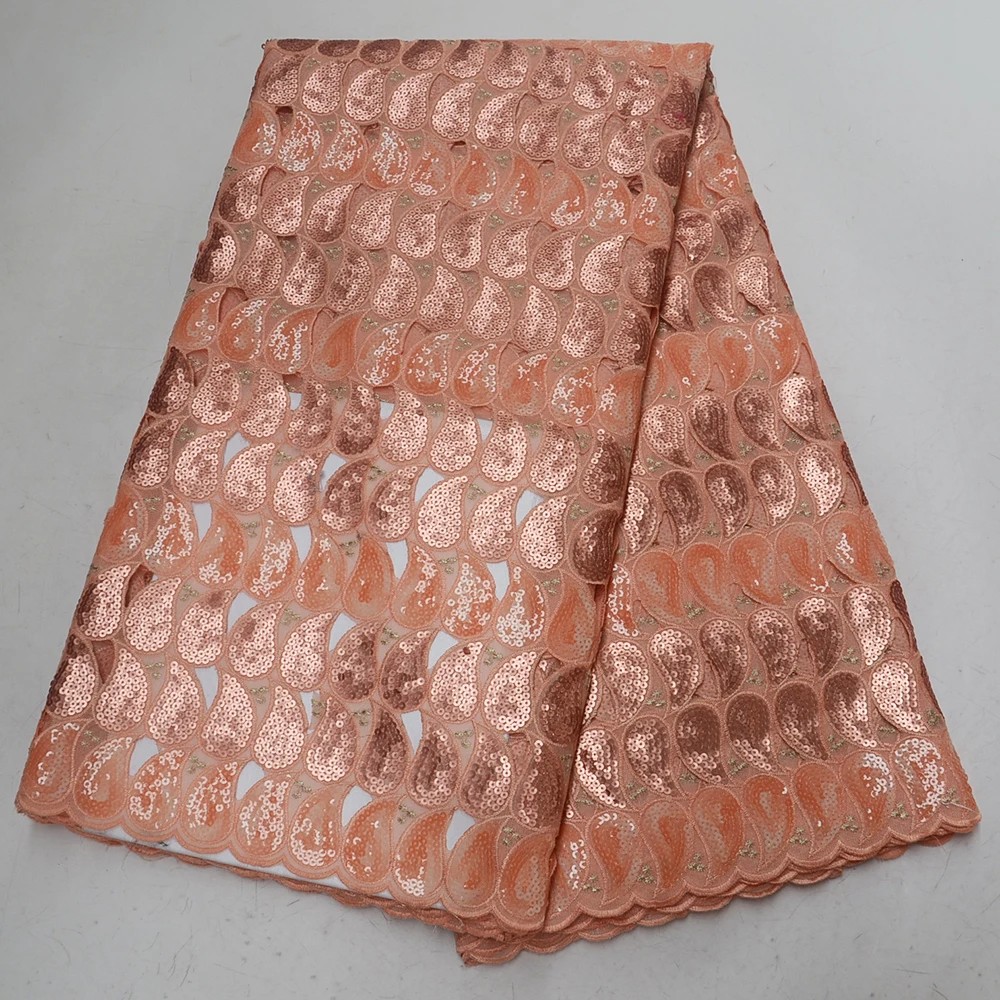 Доставка 5 ярдов швейцарские химические нигерийские французские кружевные ткани