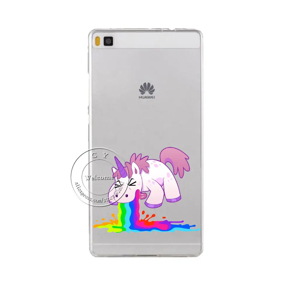 Милый жесткий пластиковый чехол для Huawei P6 P7 P8 P9 P20 Lite Pro P10 Plus |
