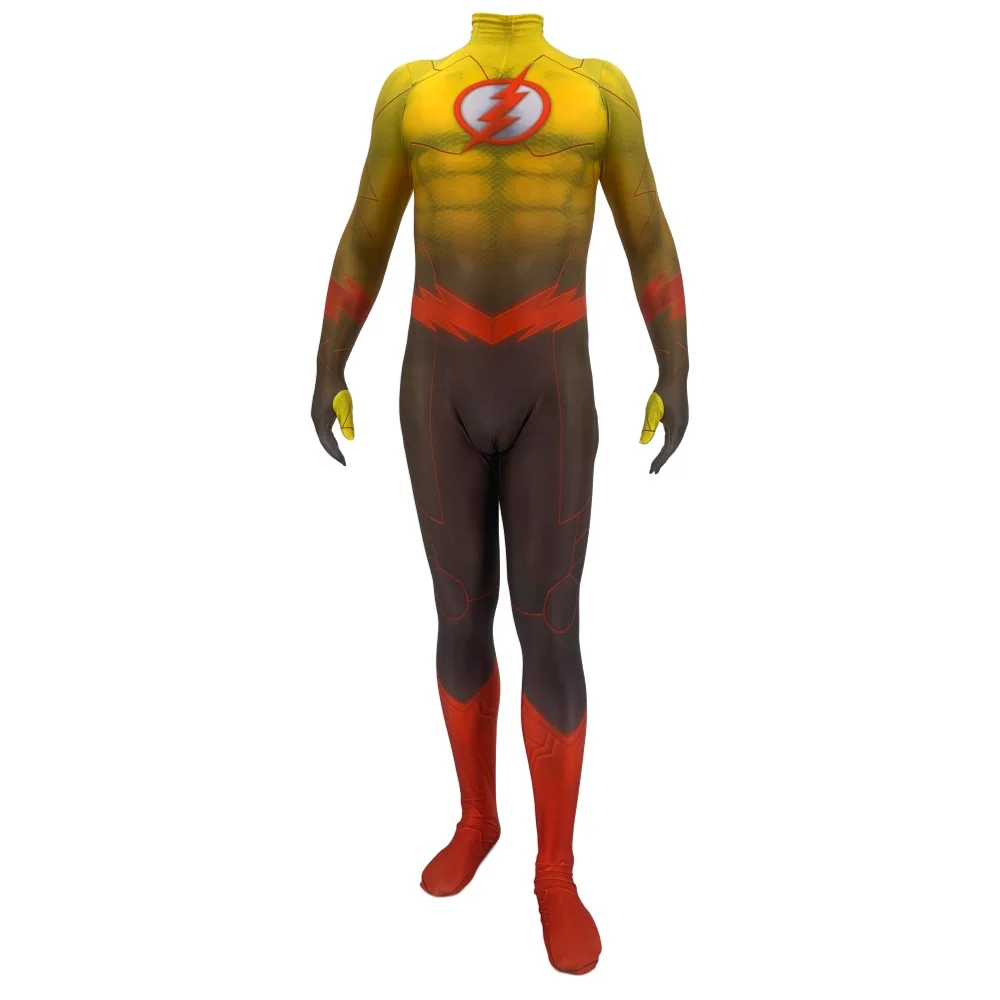 3D printing Adult Kids Anime The Flash Cosplay Costume Zentai Bodysuit Suit Jumpsuits Men costume | Тематическая одежда и