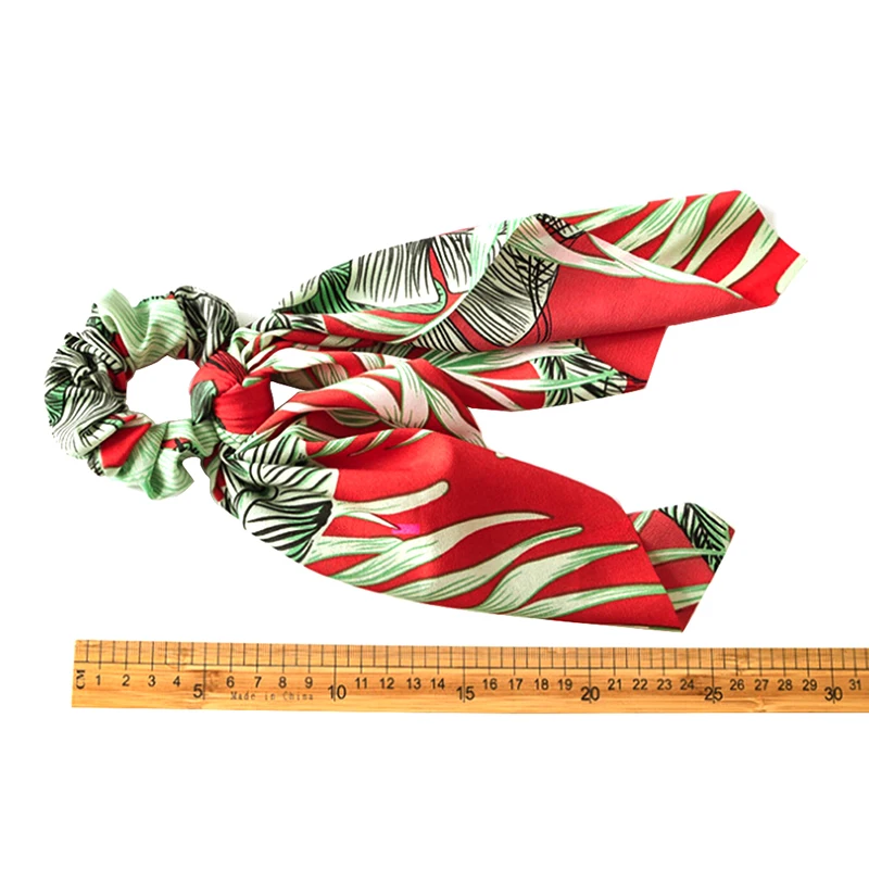 Винтажный женский головной убор тюрбан DIY лук стримеры резинки для волос лента