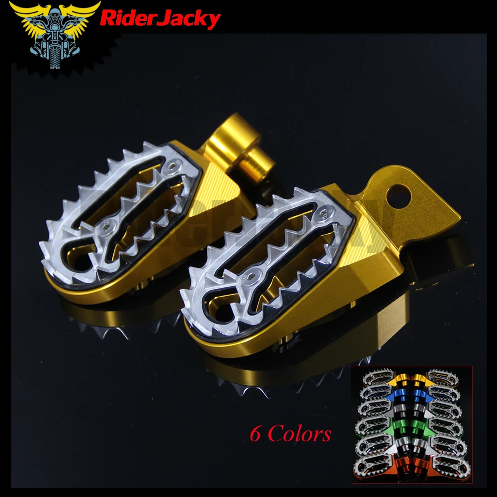 CNC Алюминиевый Золотой мотоцикл подставки для ног подножки Yamaha YZ426F WR426F WR YZ 426F 2000
