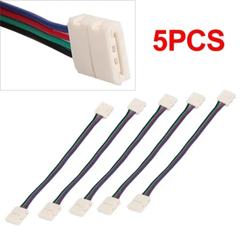 5x4 Pin SMD светодиодный RGB быстрый разъем мужской кабель 17 см|Соединители| |