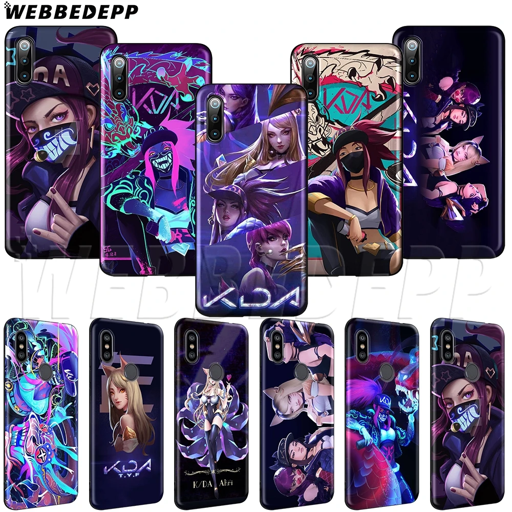 WEBBEDEPP league of legends KDA Мягкий ТПУ чехол для телефона мобильного телефона|Бамперы| |