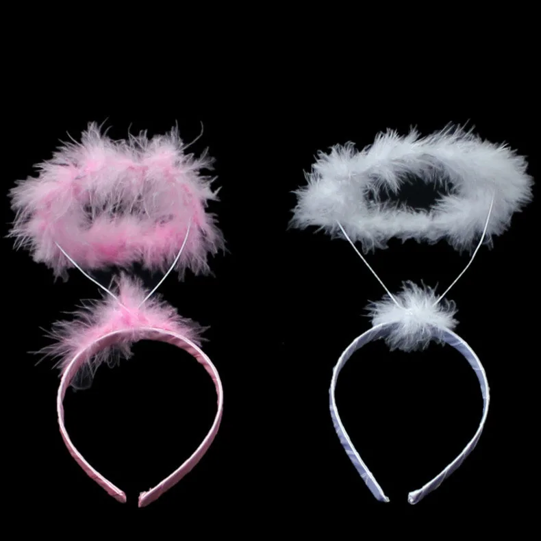 Girl Women Adorable Hairbands Angel Wing Feather Hair Band Headband for Cosplay Party Favor home decor birthday wedding | Дом и сад