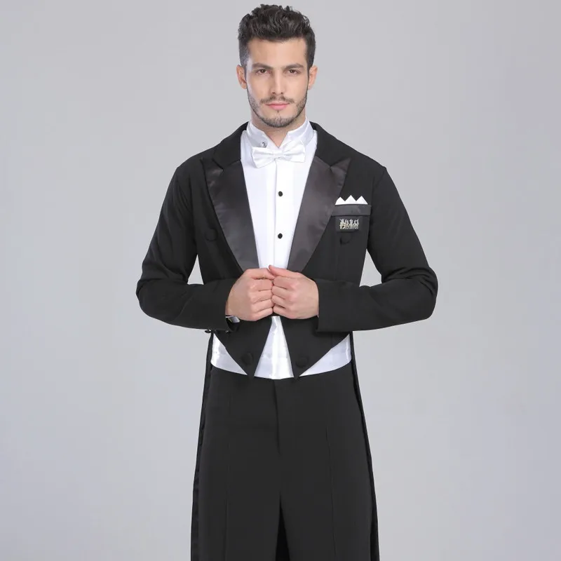 Мужские костюмы для бальных танцев костюм ласточкин хвост пальто рубашка брюки 3