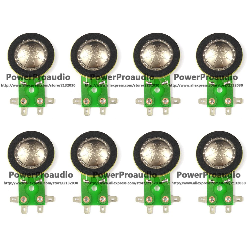 

8pcs of 8 ohm Diaphragm 25.5mm 25.4mm (1") horn voice coil