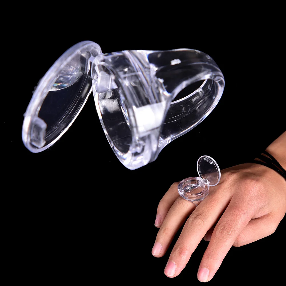 New Tattoo Pigment Ink Ring Cups Eyelash Extend Glue Holder Container With Lid Cover Cap Permanent Makeup Microblading Tool | Красота и