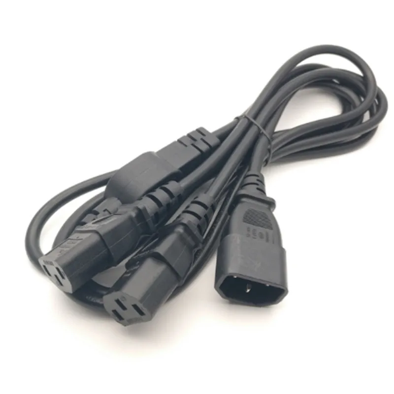 1 шт. переходник IEC 320 C14 2 x C13 Y разделительный шнур 10 А 250 В папа мама|Удлинители