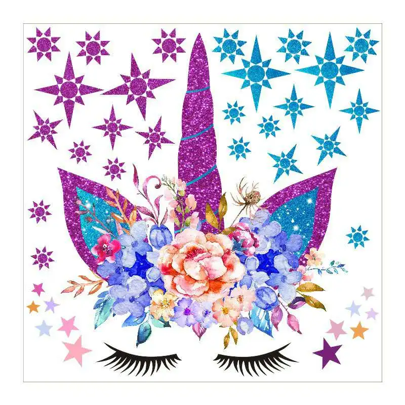 

1Pcs Cute & pretty Cozy Unicorn Sticker Toys for wall Vinyl Girl Room Classic Toys Decal toy Wall Sticker Gift for friend