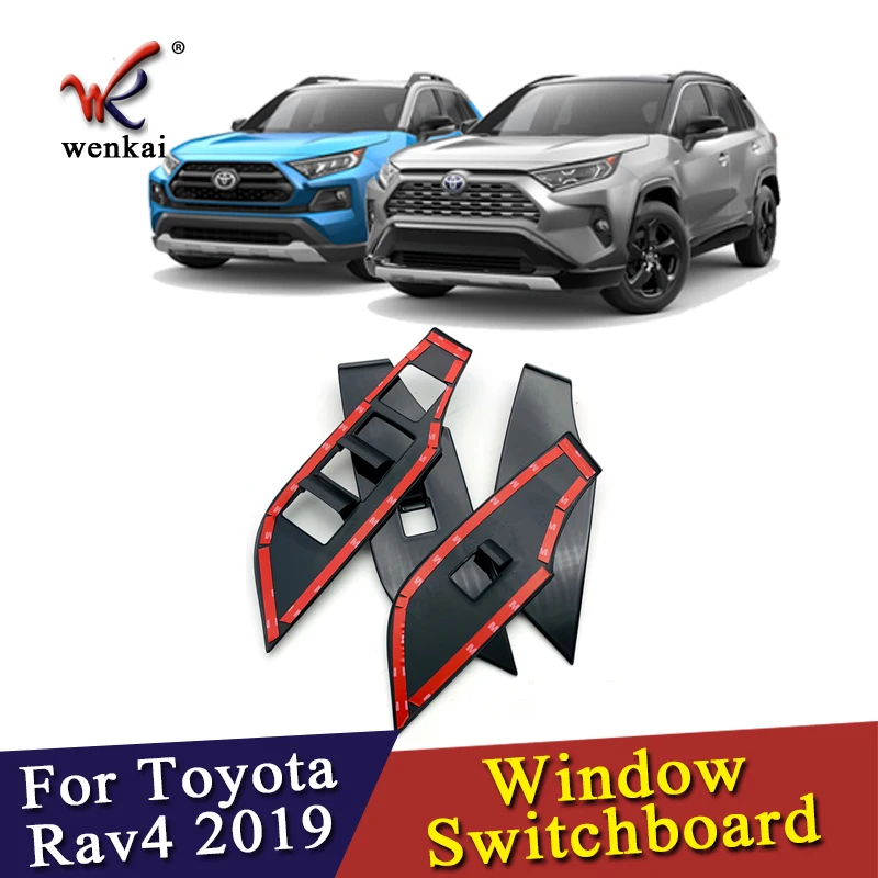 4 шт. декоративные подлокотники для Toyota RAV4 2019 2020|Хромирование| |