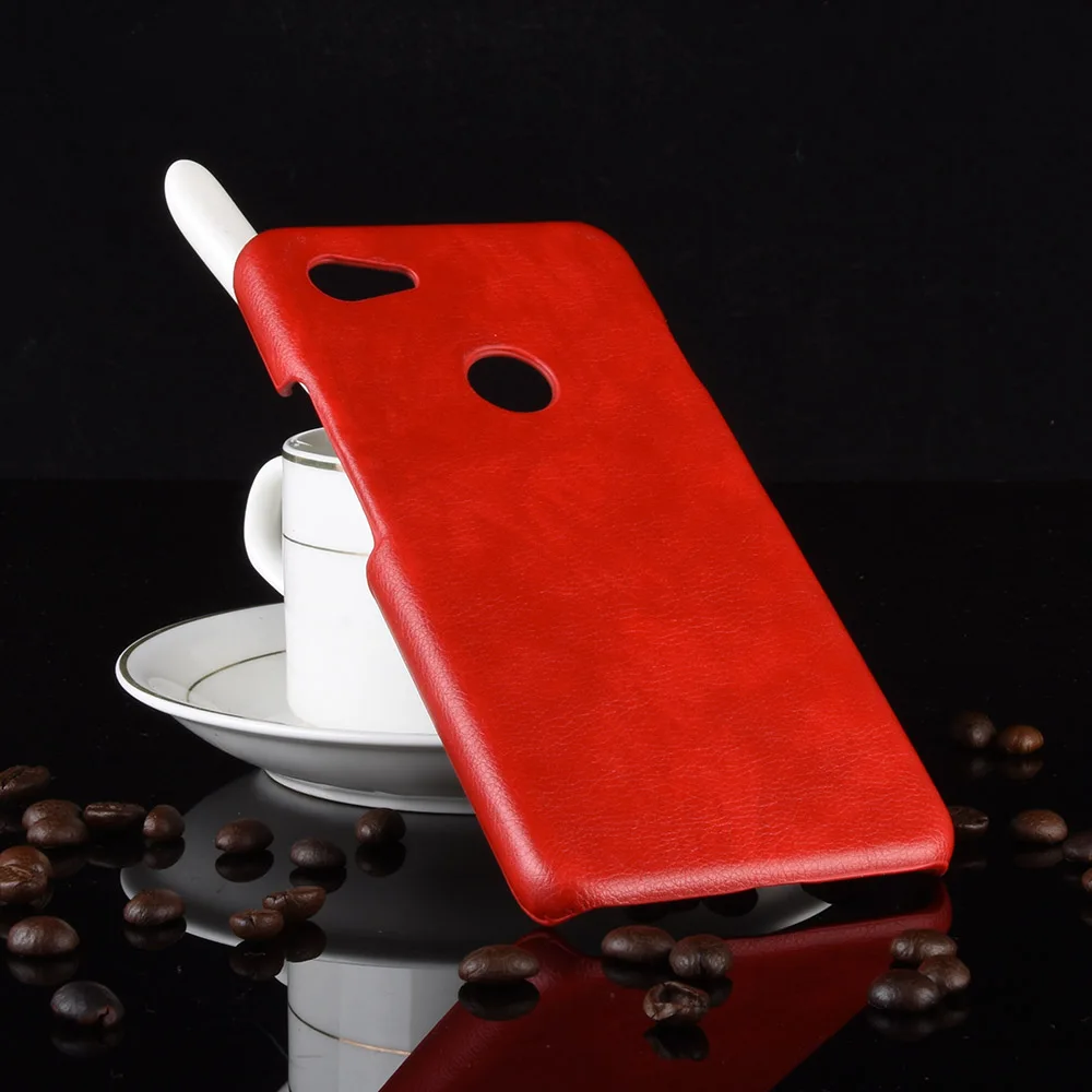 red Личи шаблон ретро чехол для телефона из искусственной кожи для Google Pixel 3a XL для Google Pixel 3 XL - Цвет: red