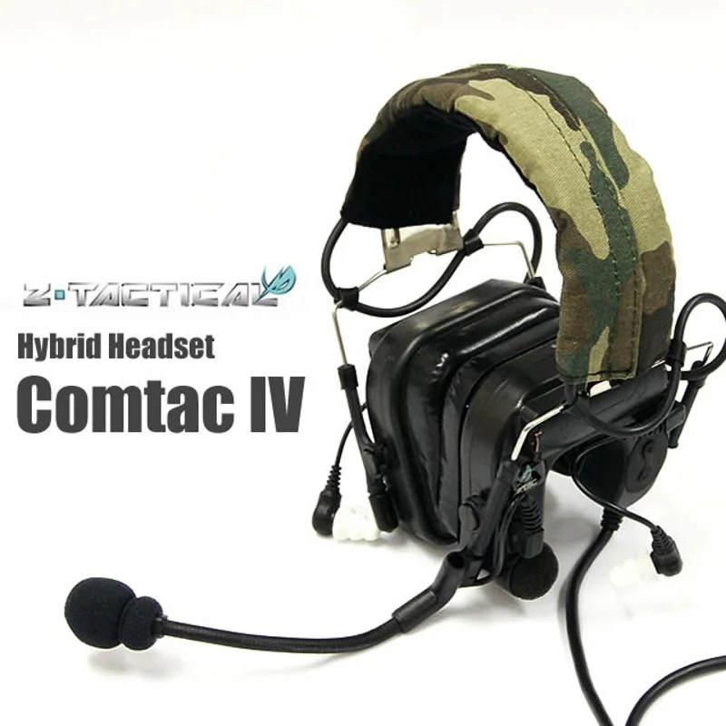 Z Tactical Softair Peltor Comtac IV гарнитура шумоподавление наушники для Airsoftsport военные тактические наушники Z038