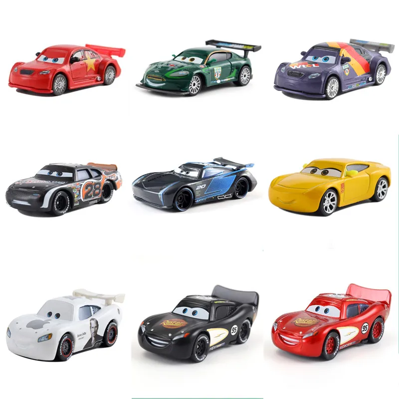 Машинки disney Pixar Тачки 2 3 гонщик король Чико Хикс Dinoco молния McQueen Металлический Игрушечный Автомобиль для детей подарок 1:55 бренд