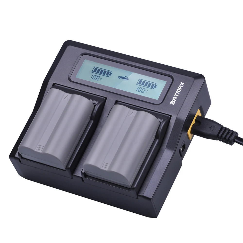 4 шт. аккумулятора и зарядное устройство для Nikon ENEL3e D300S D300 D100 D200 D700 D70S D80 D90