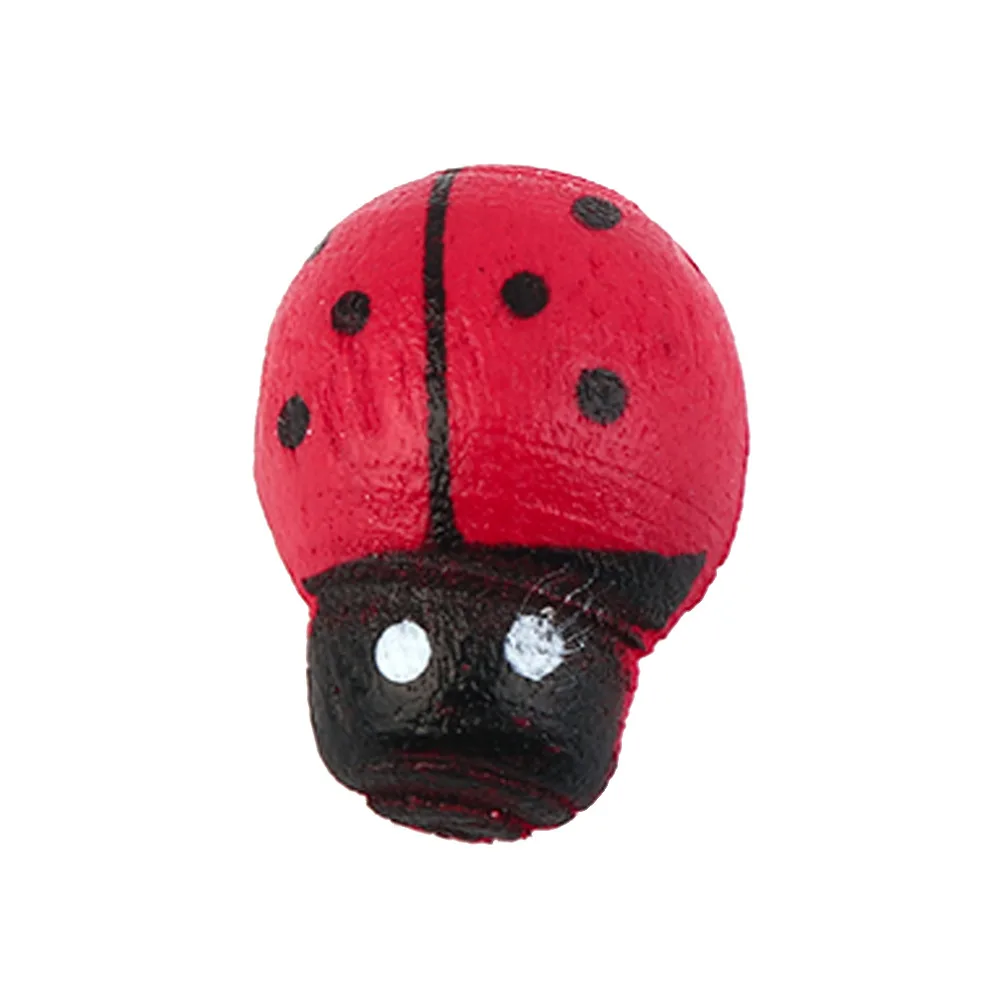 200Pcs Painted Ladybug Self Adhesive Wood Craft Fridge Paste Cabochon Scrapbooking Decoration 8x11mm Worldwide Store | Дом и сад