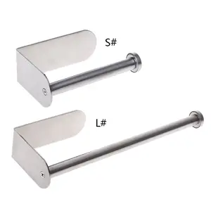 Вертикальный держатель для бумажных полотенец в европейском стиле, настенное крепление из нержавеющей стали, Полка Для Хранения Туалетных салфеток в ванной и кухне