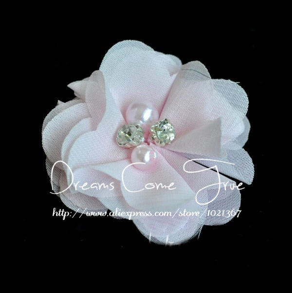 200 шт./лот 5 см милая мягкая шифоновая ткань ручной работы аксессуары для цветов с