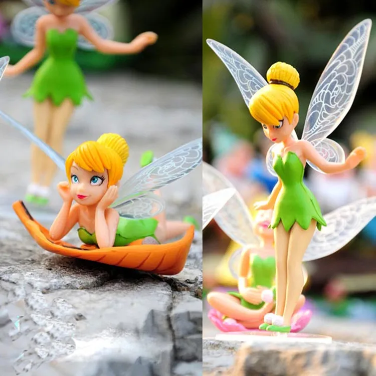 2015 Новый 6 шт./компл. Tinkerbell куклы летающая Фея Очаровательны тинкер белл подарок
