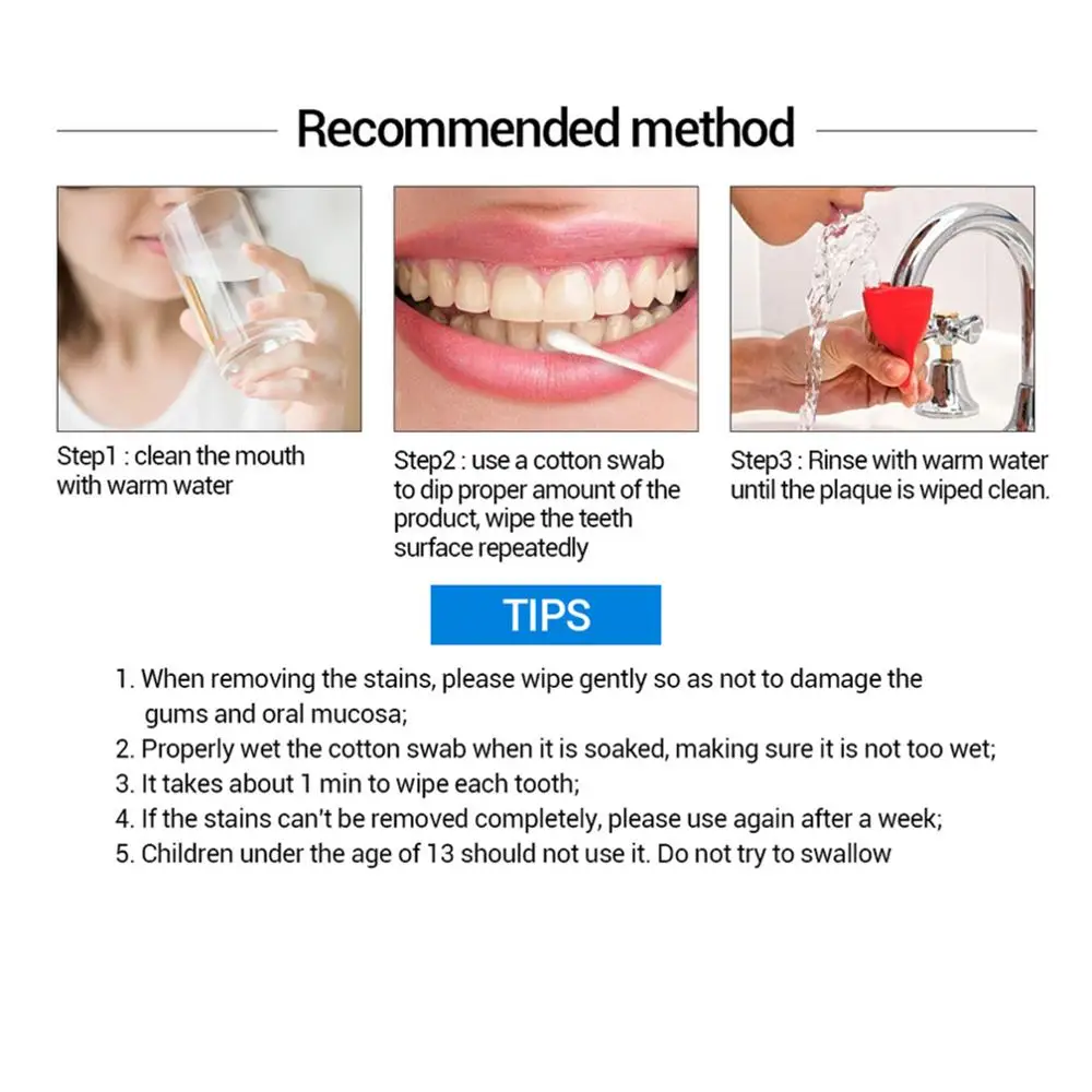 Отбеливание зубов эссенция сыворотка очищающий порошок уход за зубами удаляет