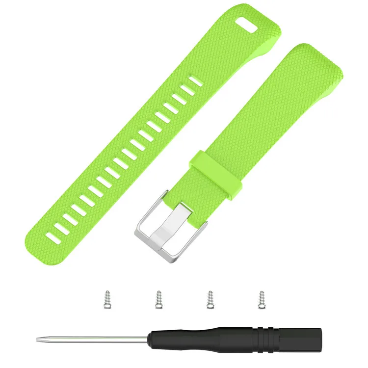 Высокое качество ремешок для часы Garmin vivosmart HR Plus HR+ ремень спортивные силиконовые часы-браслет Фитнес браслет с инструментами+ винт