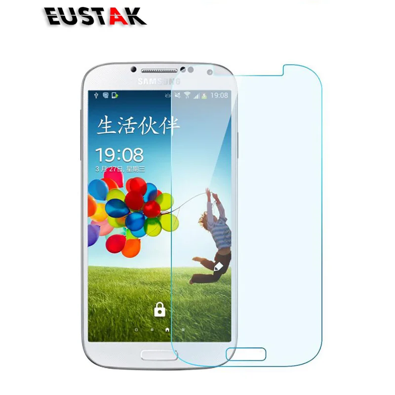 Закаленное стекло Eustak для Samsung s4 i9500 s5 s6 защита экрана закаленное защитное 2.5D |