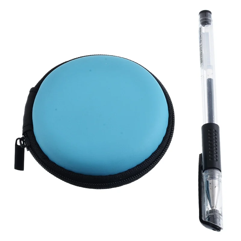 EVA круглые милые наушники кабели коробка (без наушников) линия данных контейнер