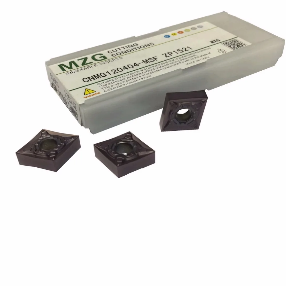 MZG CNMG120404 CNMG120408 MSF ZP1521 расточные Токарные режущие инструменты с ЧПУ вставки из карбида вольфрама для обработки нержавеющей стали